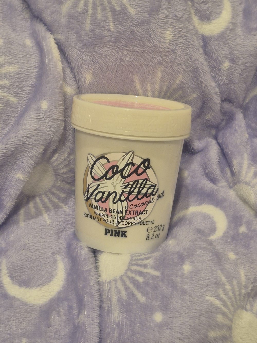 PINK Victoria's Secret Coco Vanilla Whipped Body Scrub - Cream with Pink